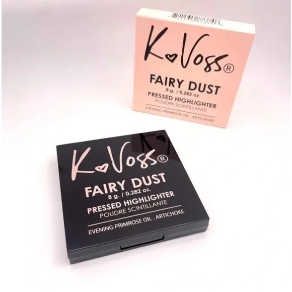 K VOSS Fairy Dust Highlighter Deluxe Duo Palette Brand New in Box - Picture 3 of 9